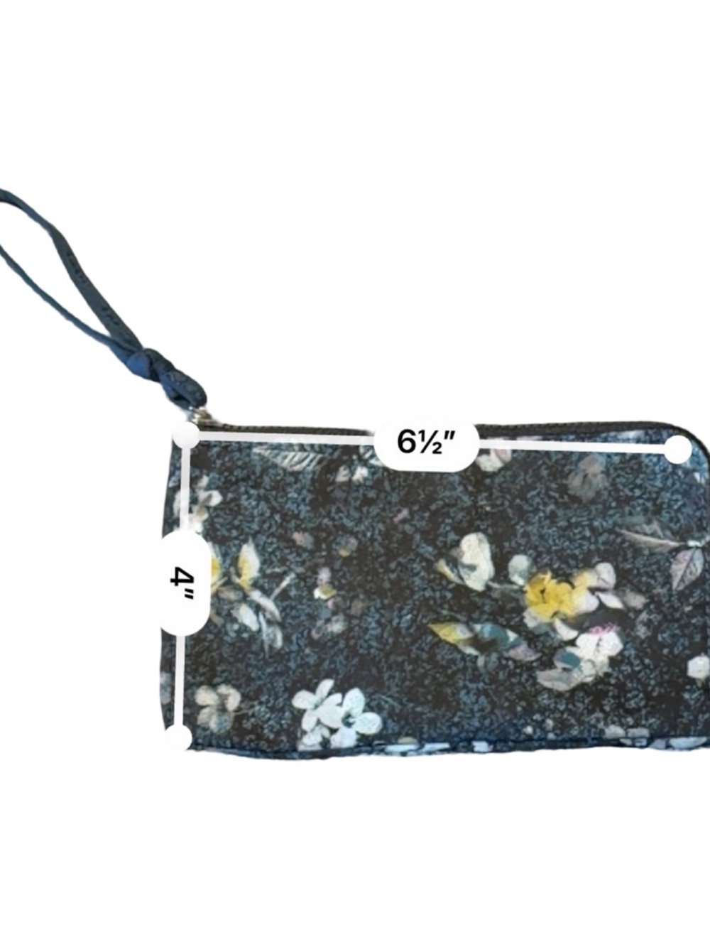 Ivivva by Lululemon Wristlet Zip Pouch Moody Floral Print EUC Retired - Picture 3 of 8